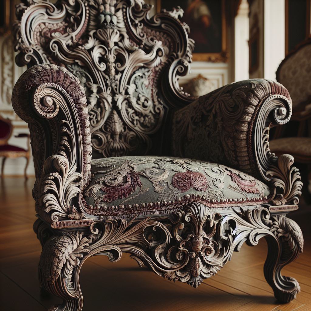chaise baroque