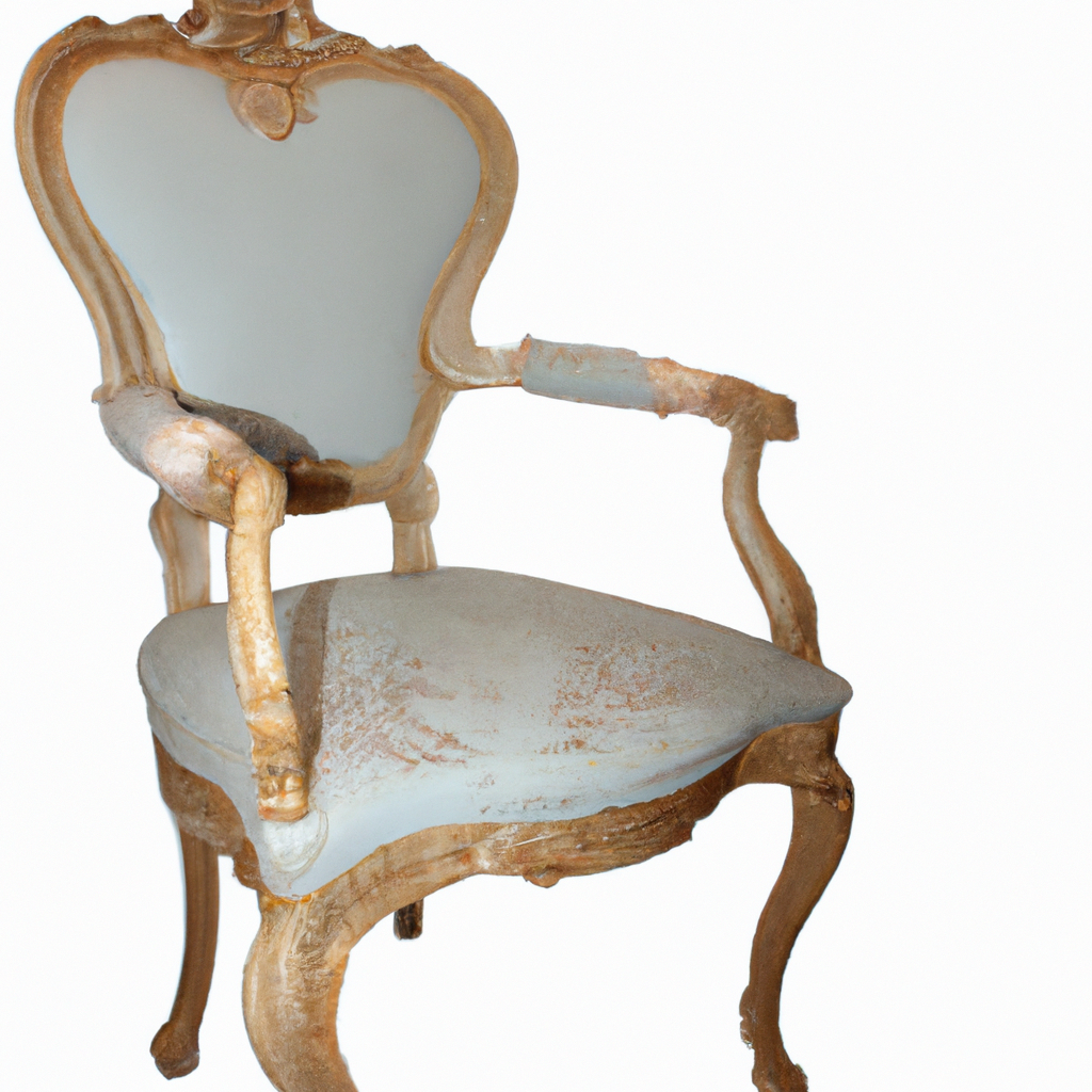 Chaise baroque capitonne
