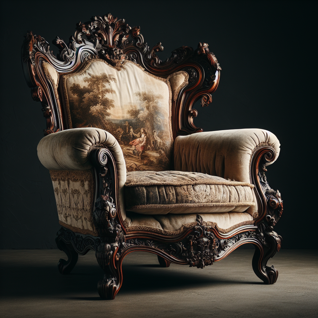 Second-hand Baroque armchair