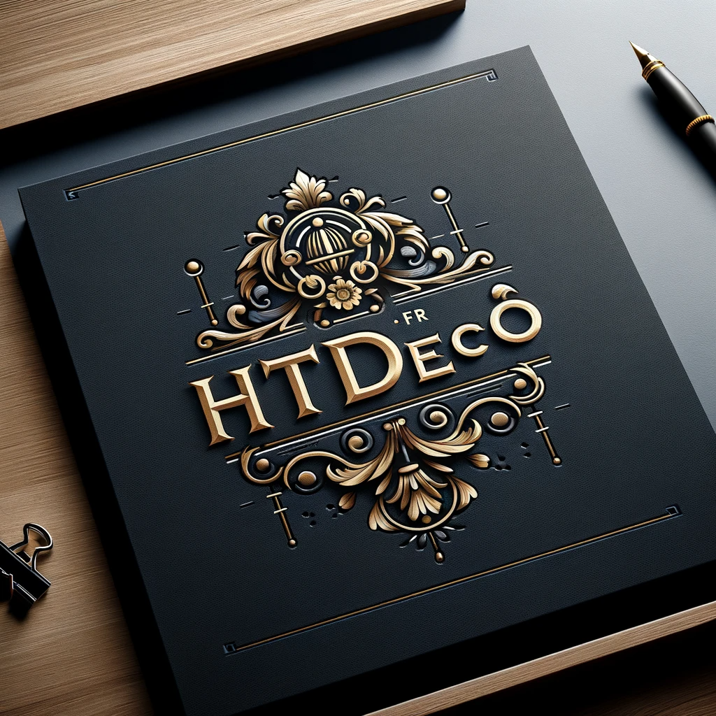 DALL·E 2024 01 21 09.23.48 A visually appealing logo representing HTdeco.fr . The logo design should be elegant and sophisticated embodying the essence of the companys focus on